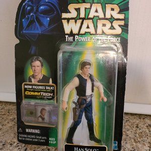 Star Wars-The Power of the Force Set- Han Solo, Bespin Han Solo, & Princess Leia